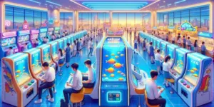 Trải nghiệm niềm vui bất tận tại khu vực trò chơi bắn cá trong siêu thị